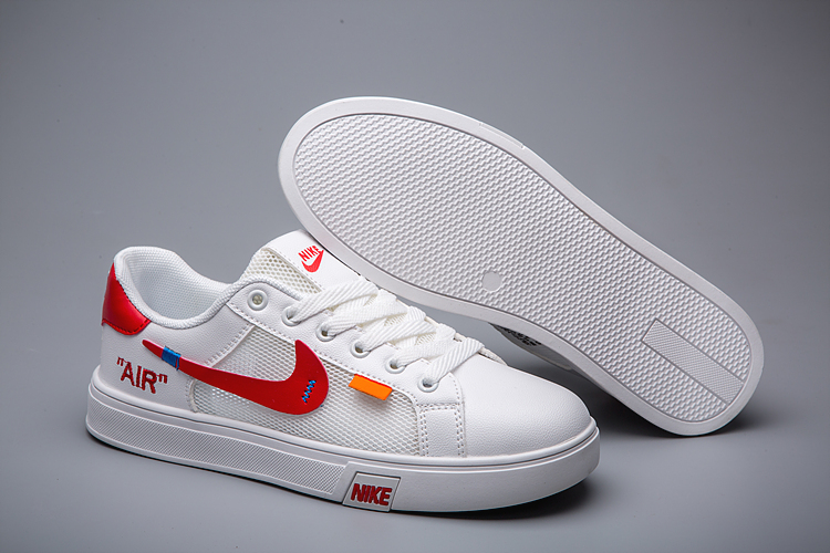Off-white Nike Unisex White Red Shoes - Click Image to Close